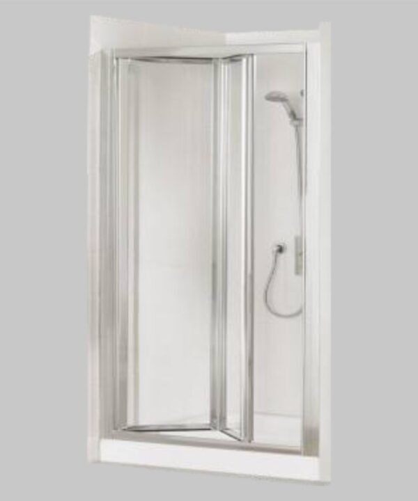 CHROME Frame BI-FOLD Shower Door - Clear Glass SHADOW SHOWER COLLECTION